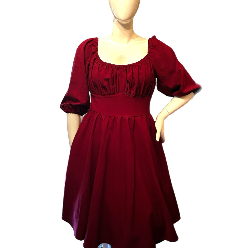 Vixen Micheline Pitt Burgundy Vacation Dress Size XL